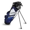 Left Hand TS5-51 7 Club Stand Set Graphite, Navy/White Bag