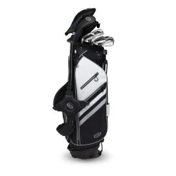 Left Hand TS5-54 10 Club Stand Set Graphite, Black/White Bag -Golf Equipment 11153 AltA