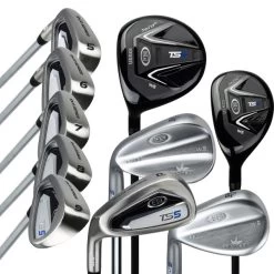 Left Hand TS5-60 10 Club Hybrid Iron Set Combo Shafts