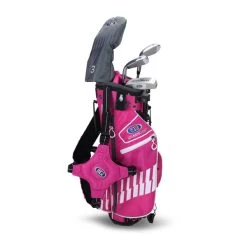 Right Hand UL42-s 4 Club Stand Set, Pink/White Bag -Golf Equipment 14762 AltA