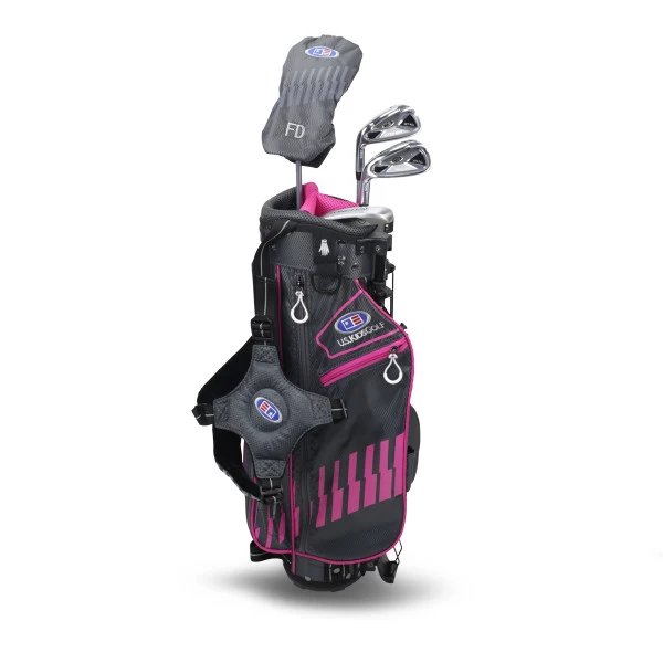 Left Hand UL45-s 4 Club Stand Set, Grey/Pink Bag 1 Left Hand UL45-s 4 Club Stand Set, Grey/Pink Bag