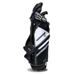 Right Hand TS5-66 10 Club Stand Set Combo, Black/White Bag -Golf Equipment 18103 AltA