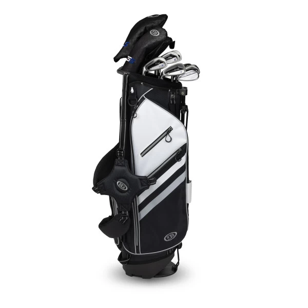 Left Hand TS5-66 10 Club Stand Set Graphite, Black/White Bag 5 Left Hand TS5-66 10 Club Stand Set Graphite, Black/White Bag - Image 5