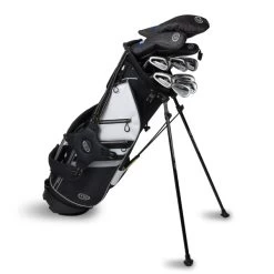 Left Hand TS5-66 10 Club Stand Set Graphite, Black/White Bag