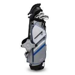 Left Hand TS5-66 10 Club Stand Set Graphite, Silver/White/Blue Bag 9 Left Hand TS5-66 10 Club Stand Set Graphite, Silver/White/Blue Bag -Golf Equipment 19154 AltA