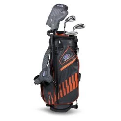 Left Hand UL51-s 5 Club Stand Set, Grey/Orange Bag -Golf Equipment 19860 AltA