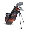 Left Hand UL51-s 5 Club Stand Set, Grey/Orange Bag