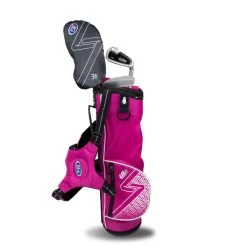 Left Hand UL7-39 3 Club Carry Set, Pink/White