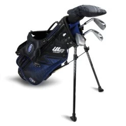 Left Hand UL7-45 4 Club Stand Set, Black/Blue