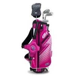 Left Hand UL7-45 4 Club Stand Set, Pink/White -Golf Equipment 22103 AltA