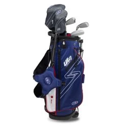 Left Hand UL7-48 5 Club Stand Set, Navy/Red -Golf Equipment 23102 AltA