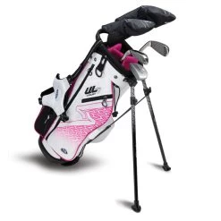Left Hand UL7-48 5 Club Stand Set, White/Pink