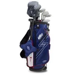 Left Hand UL7-48 7 Club Stand Set, Navy/Red -Golf Equipment 23105 AltA 1