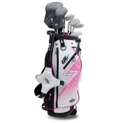 Left Hand UL7-48 7 Club Stand Set, White/Pink 7 Left Hand UL7-48 7 Club Stand Set, White/Pink -Golf Equipment 23106 AltA 1