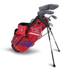 Right Hand UL54-s 5 Club Stand Set, Red/Blue/White Bag
