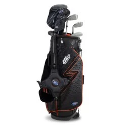 Left Hand UL7-51 5 Club Stand Set, Black/Orange -Golf Equipment 24101 AltA
