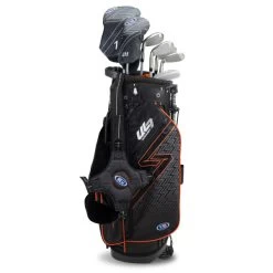 Right Hand UL7-51 7 Club Stand Set, Black/Orange -Golf Equipment 24104 AltA 1