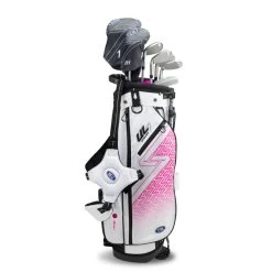 Left Hand UL7-54 7 Club Stand Set, White/Pink -Golf Equipment 25106 AltA