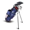 Left Hand UL7-57 7 Club Stand Set, Navy/Red