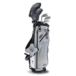 Left Hand UL7-60 5 Club Stand Set, Silver/Navy 5 Left Hand UL7-60 5 Club Stand Set, Silver/Navy -Golf Equipment 27102 AltA