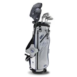 Left Hand UL7-60 7 Club Stand Set, Silver/Navy -Golf Equipment 27105 AltA