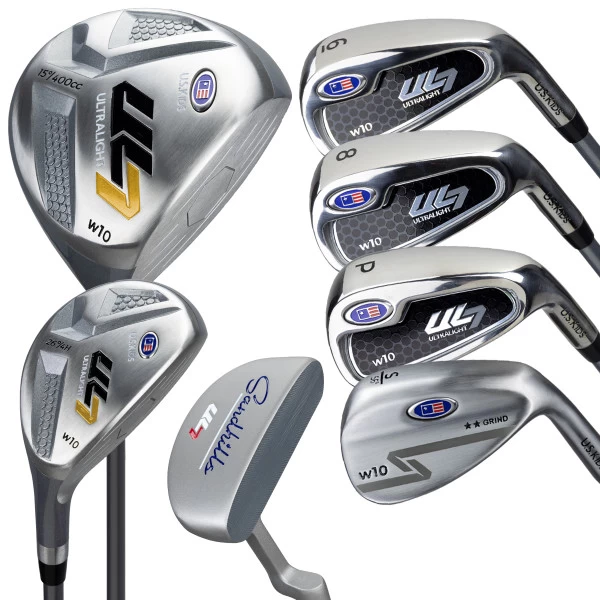 Right Hand UL7-63 7 Club Stand Set, Black/Gold 2 Right Hand UL7-63 7 Club Stand Set, Black/Gold - Image 2