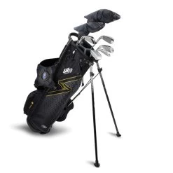 Left Hand UL7-63 7 Club Stand Set, Black/Gold