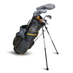 Left Hand UL63-s 5 Club Stand Set, Grey/Gold Bag