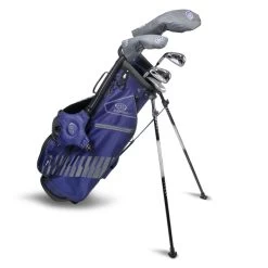 Left Hand UL63-s 5 Club Stand Set, Navy/Grey Bag