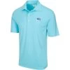 USKG Mens Solid ML75 Polo, Aqua Air
