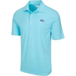 USKG Mens Solid ML75 Polo, Aqua Air