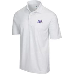 USKG Mens Micro Stripe Polo, Shark Grey