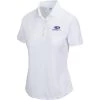 USKG Womens Solid ML75 Polo, Classic White