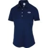 Oval Womens Solid ML75 Polo, Deep Navy