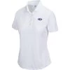 Oval Womens Solid ML75 Polo, Classic White