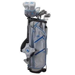 Right Hand ULW-60 AV2 10 Club Stand Bag Set, All Graphite, Silver/Blue Bag -Golf Equipment 64041 AltA