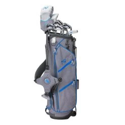 Right Hand ULW-63 AV2 10 Club Stand Bag Set, All Graphite, Grey/Blue Bag 7 Right Hand ULW-63 AV2 10 Club Stand Bag Set, All Graphite, Grey/Blue Bag -Golf Equipment 64144 AltA