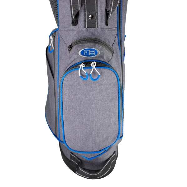 Right Hand ULW-63 AV2 10 Club Stand Bag Set, All Graphite, Grey/Blue Bag 3 Right Hand ULW-63 AV2 10 Club Stand Bag Set, All Graphite, Grey/Blue Bag - Image 3