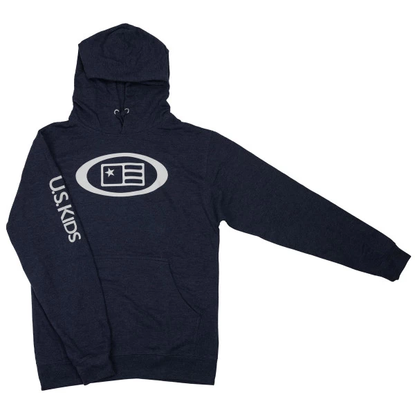 U.S. Kids Hoodie, Navy 3 U.S. Kids Hoodie, Navy - Image 3